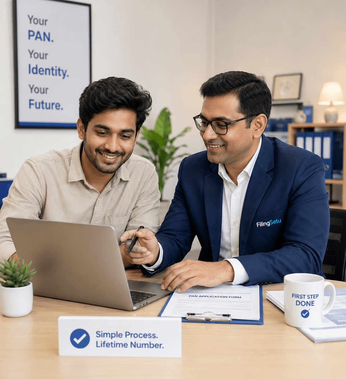 PAN application assistance for individuals and businesses by FilingSetu