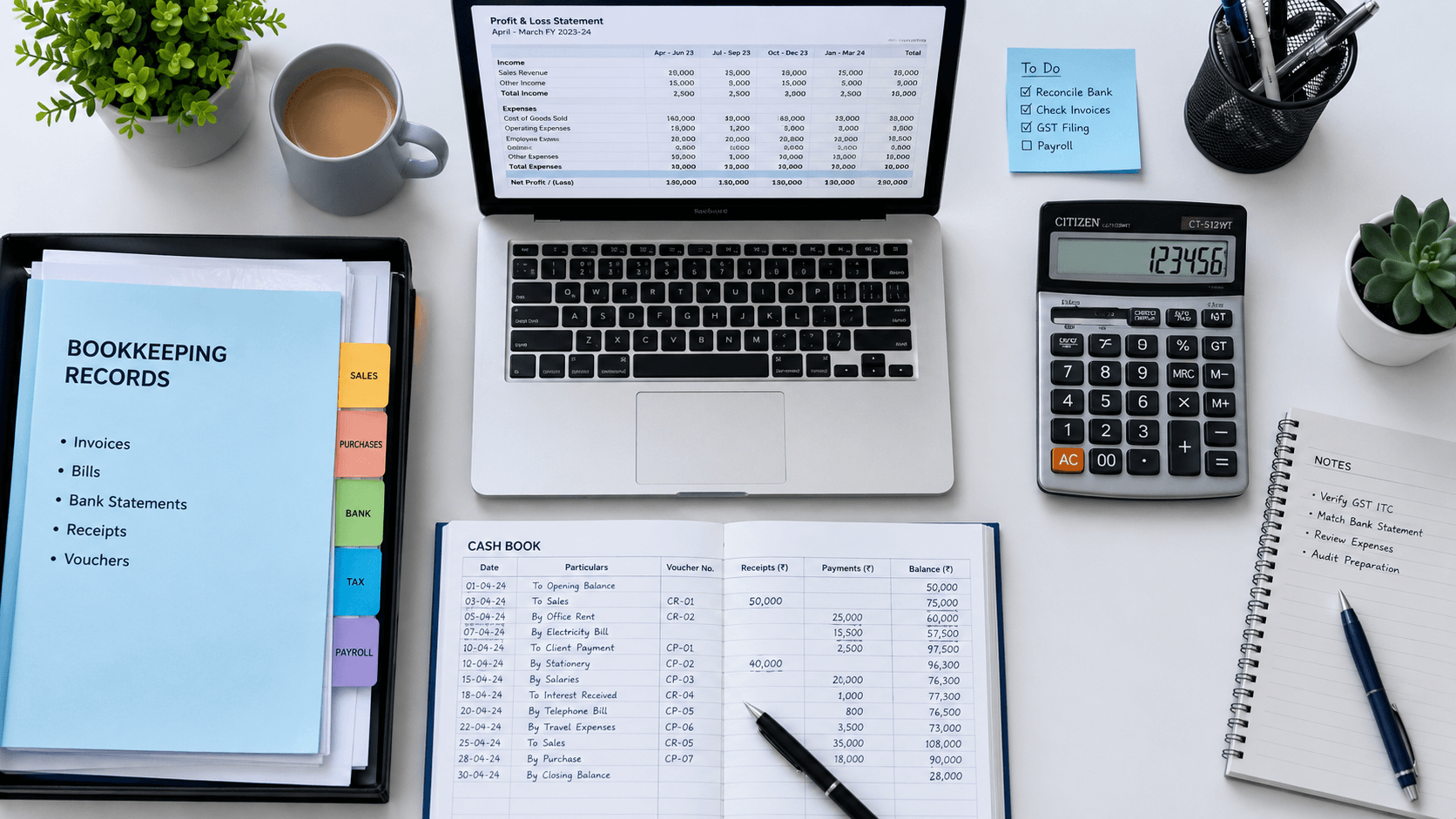 Bookkeeping habits that save you at audit time — FilingSetu blog article