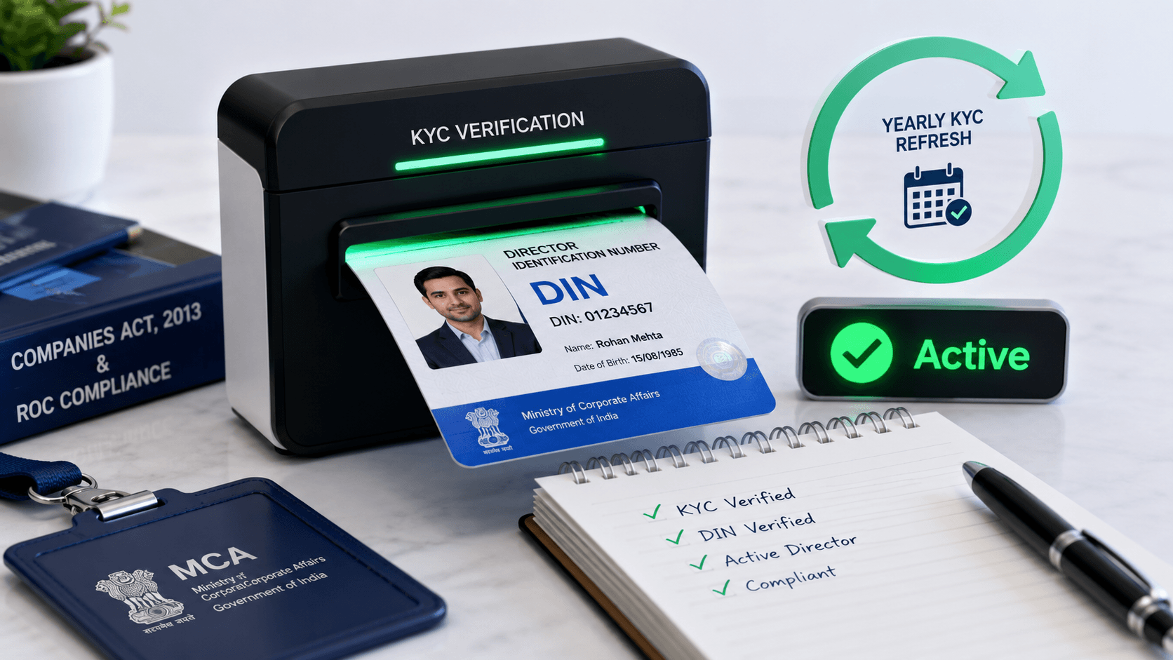 DIR-3 KYC: keep your Director Identification Number active — FilingSetu blog article