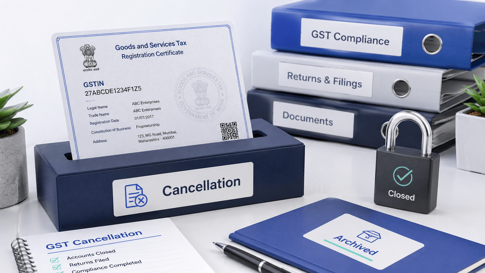 GST cancellation: how to surrender your GSTIN correctly — FilingSetu blog article