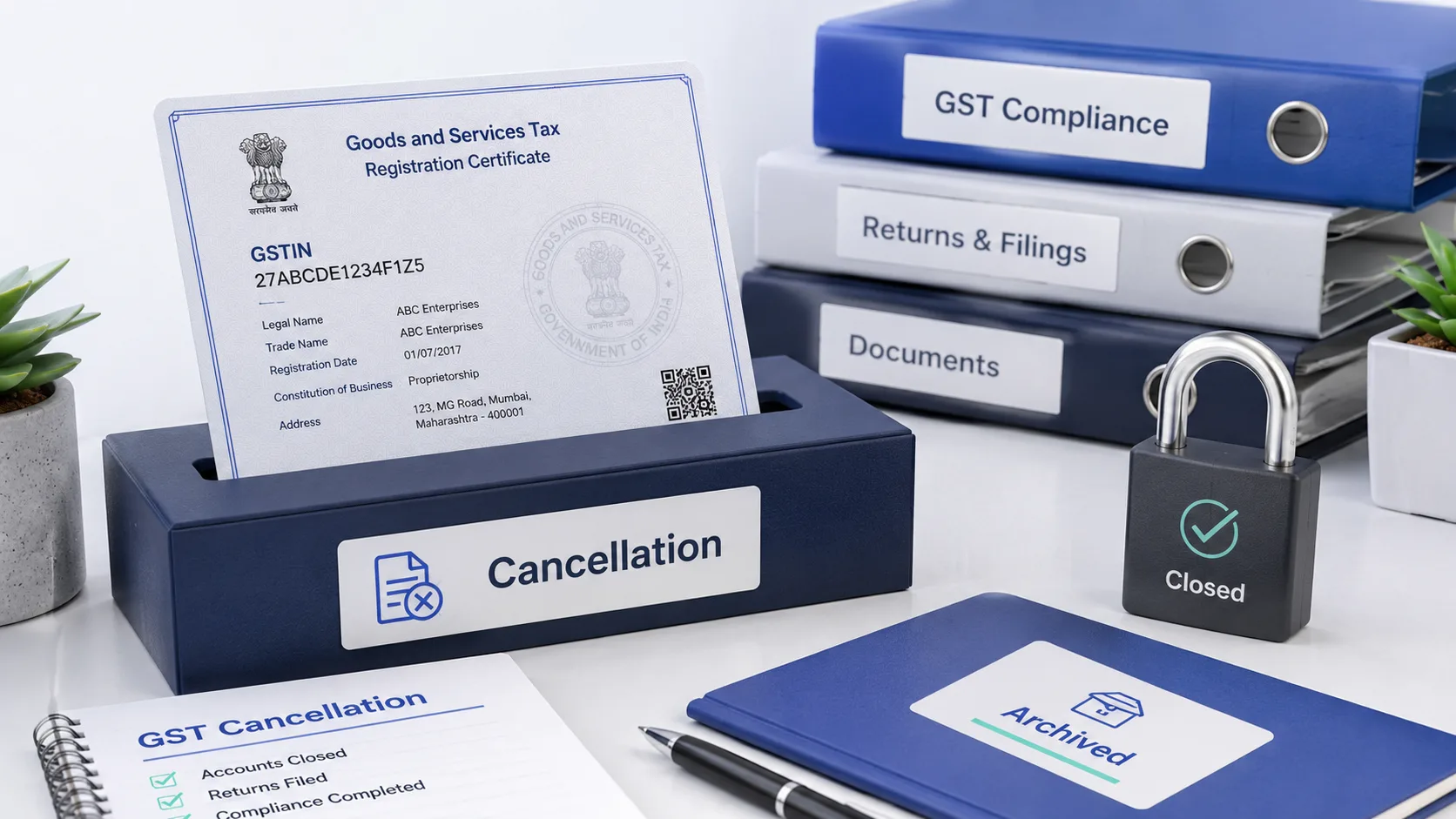 GST cancellation: how to surrender your GSTIN correctly — FilingSetu blog article