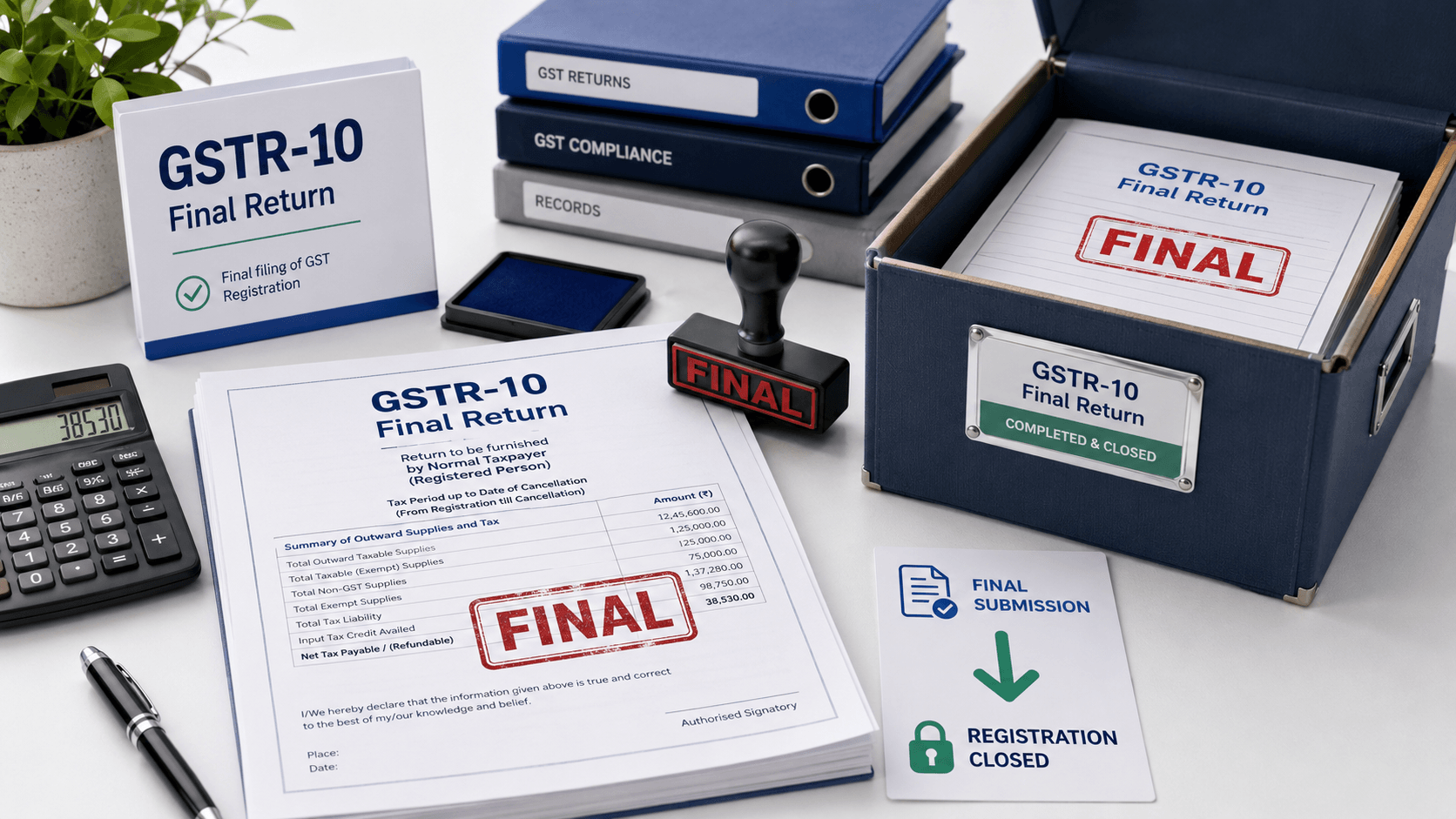 GSTR-10 final return: closing your GST registration properly — FilingSetu blog article