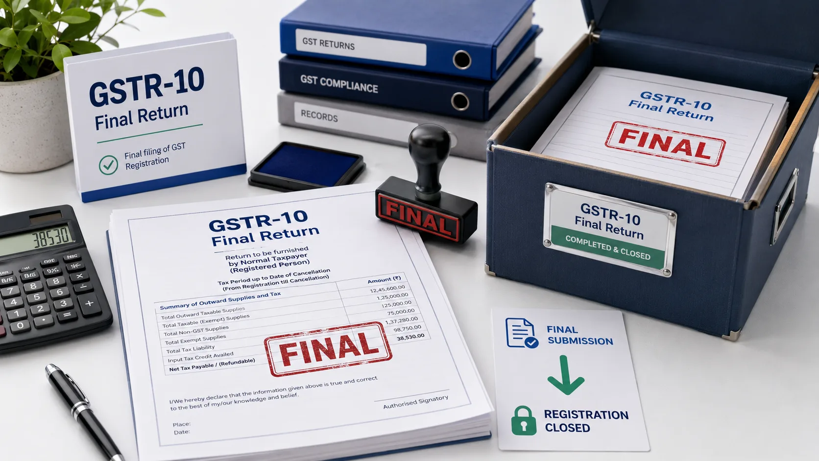 GSTR-10 final return: closing your GST registration properly — FilingSetu blog article