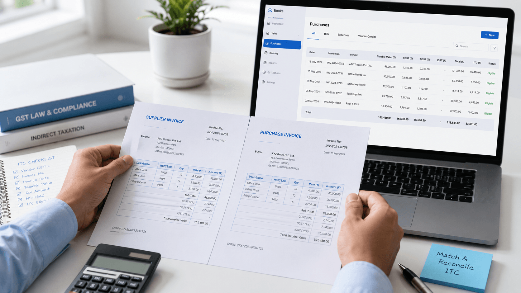 How input tax credit actually works — FilingSetu blog article