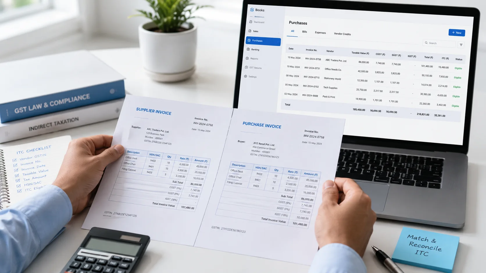 How input tax credit actually works — FilingSetu blog article