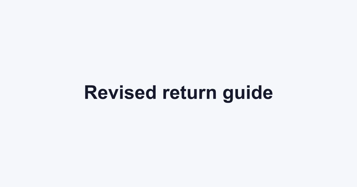 How to file a revised ITR: last date and fee for AY 2026-27 — FilingSetu blog article