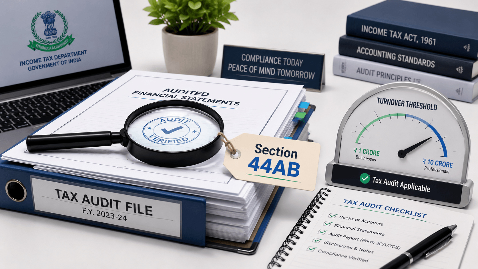 Tax audit under section 44AB: who needs one and when — FilingSetu blog article