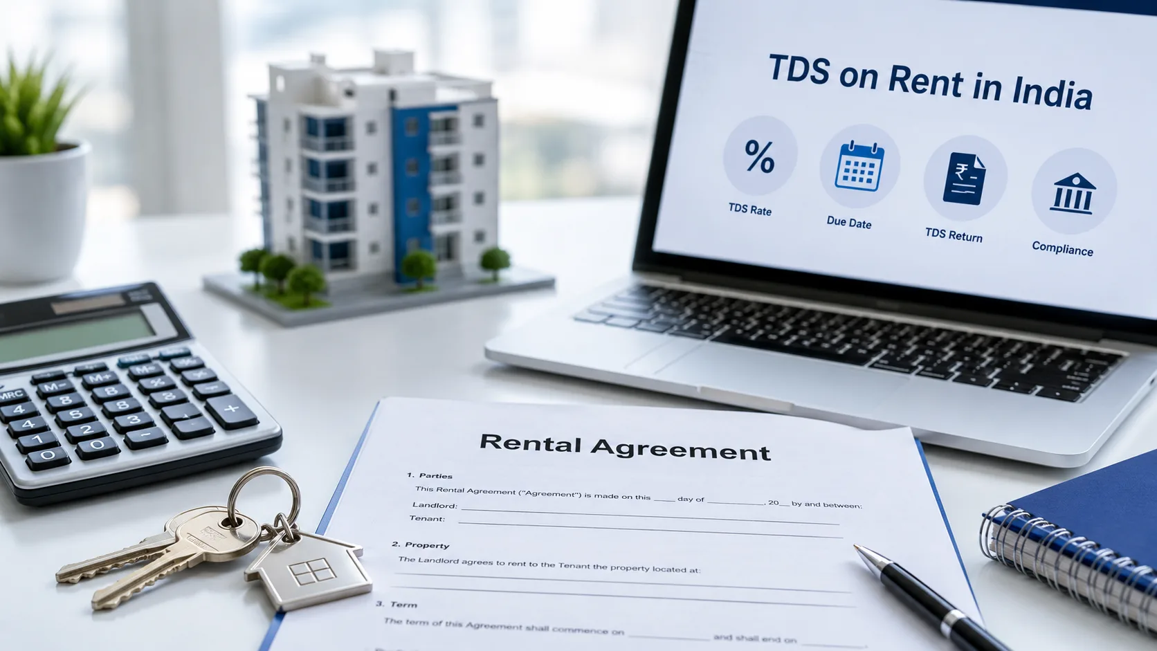 TDS on rent: limit, rate and how to pay — FilingSetu tax and compliance blog