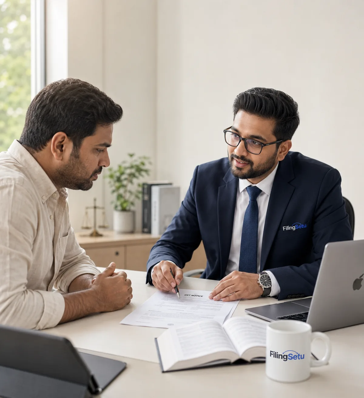 GST notice reply drafted and filed by FilingSetu